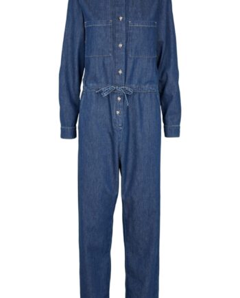 Basic Apparel Buksedragt Bluebell Mid Blue