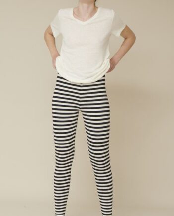 Basic Apparel Leggings Elba Black   Off White