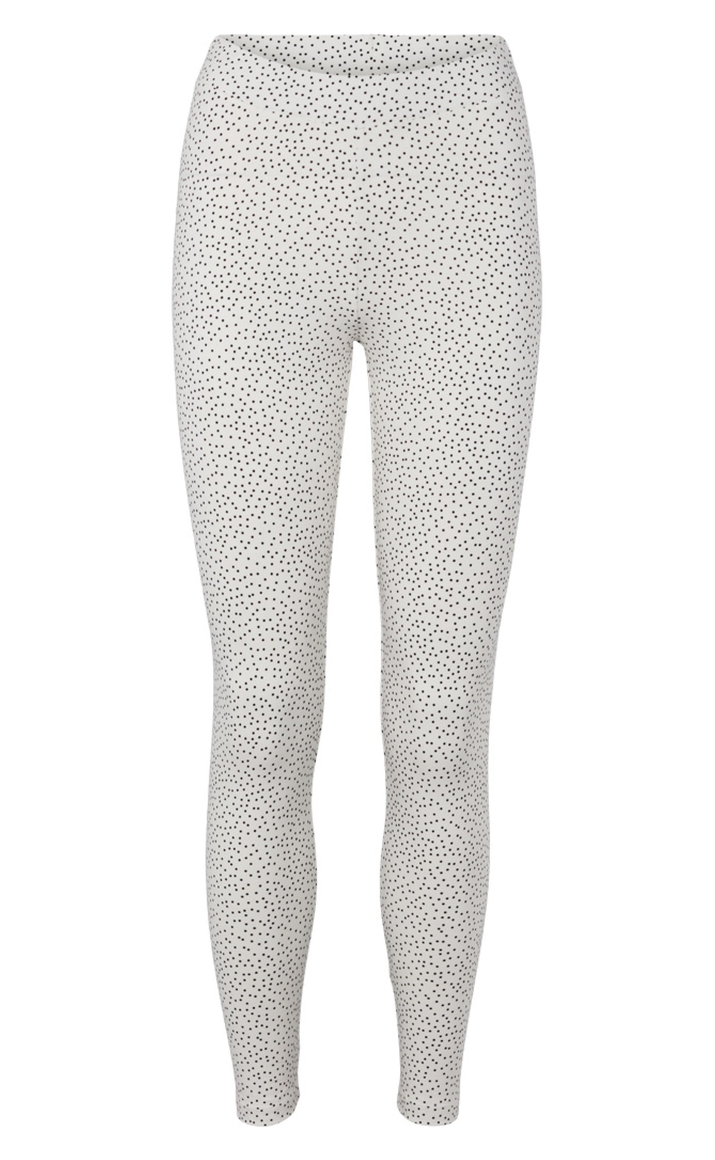 Basic Apparel Leggings Elba Whisper White  Black