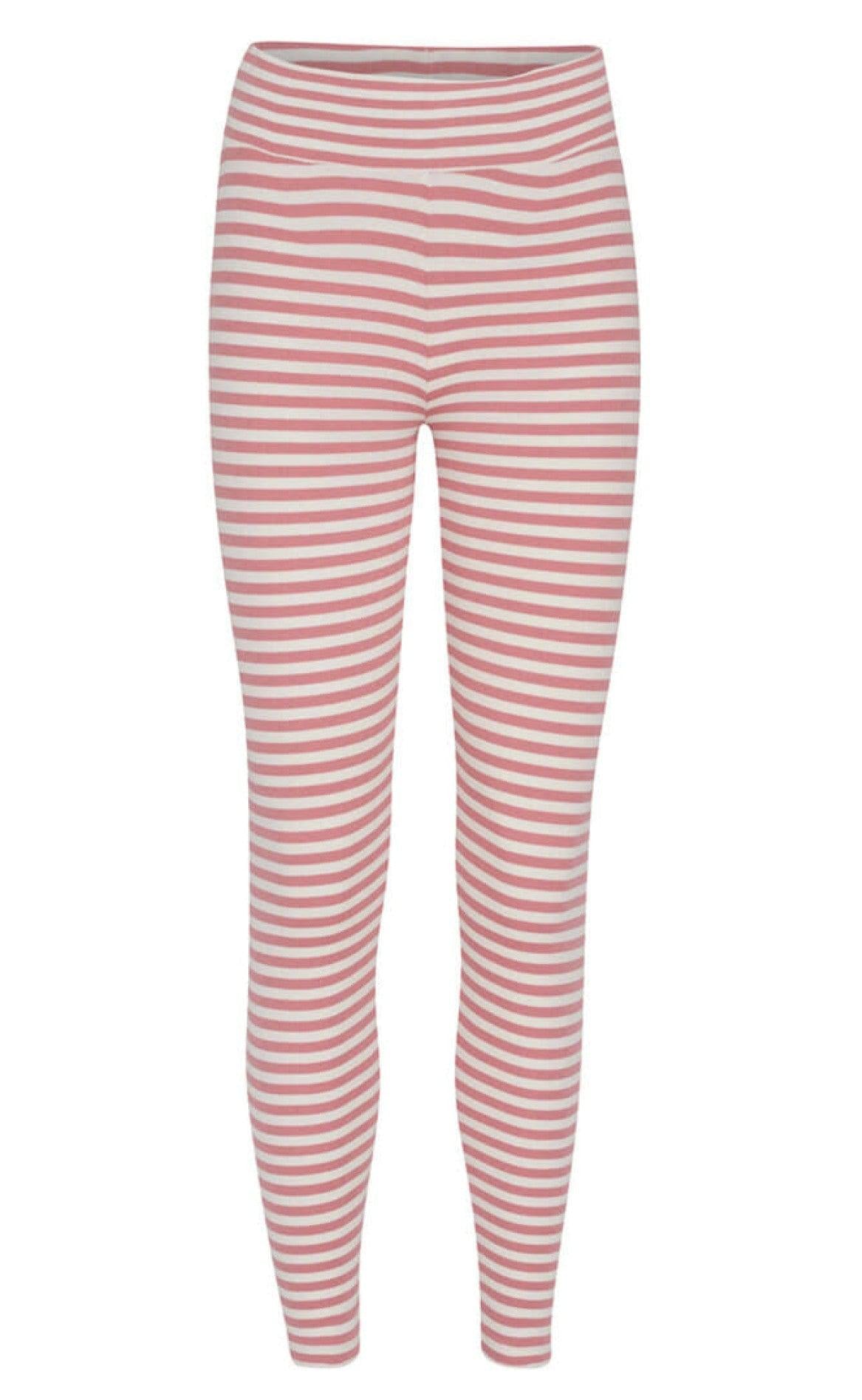Basic Apparel Tights Ludmilla Old Rose Whisper White