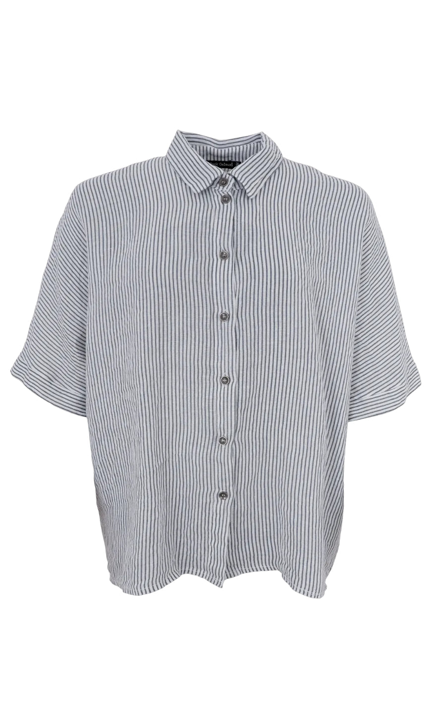 Black Colour Bluse Melina North Grey