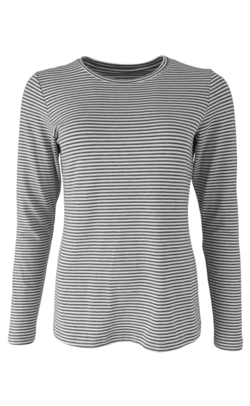 Black Colour Bluse Penny Grey