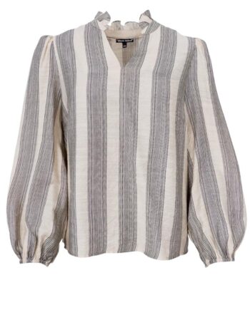 Black Colour Bluse Provence Natural