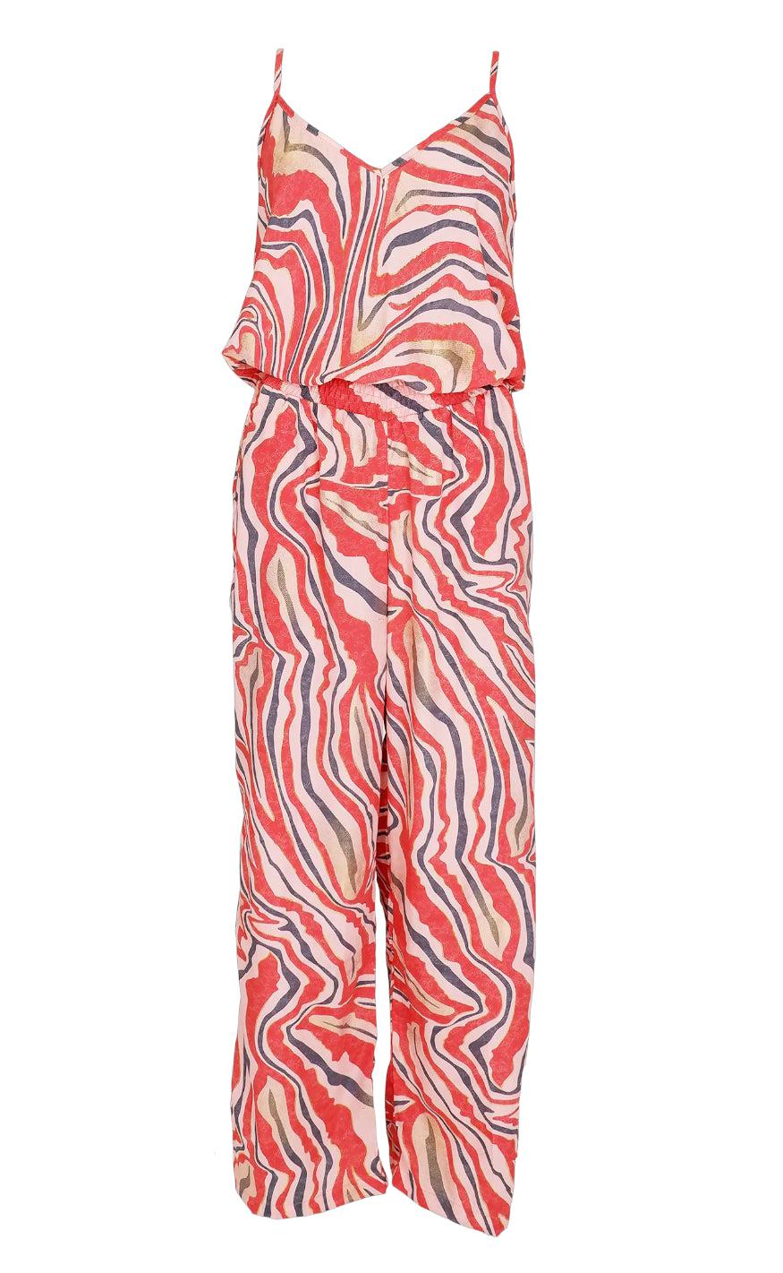 Black Colour Buksedragt Luna Ella Coral Craze