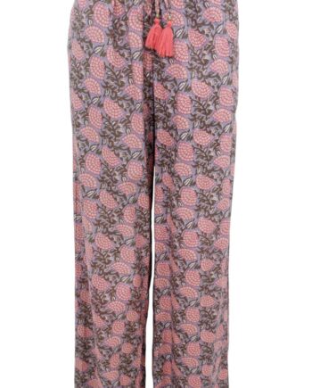 Black Colour Bukser Flora Grey Fanny