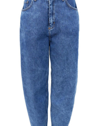 Black Colour Bukser Izzy Barrel Mid Blue