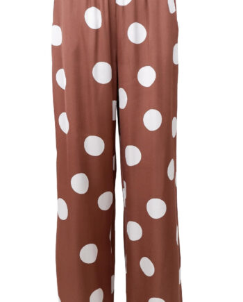 Black Colour Bukser Mabel Mocca Dot