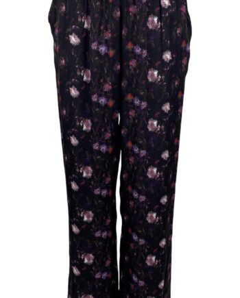 Black Colour Bukser Vibella Dark Tulip