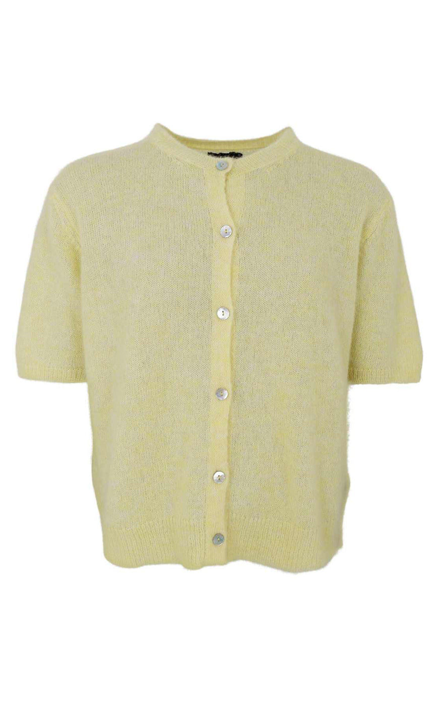 Black Colour Cardigan Dell Ss Lt Yellow