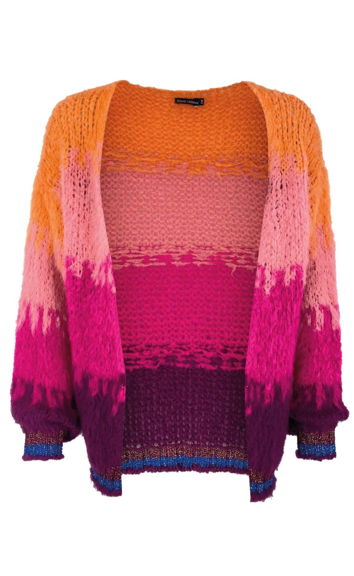 Black Colour Cardigan Nynne Multicolor