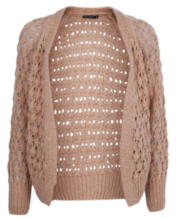 Black Colour Cardigan Trinity Latte