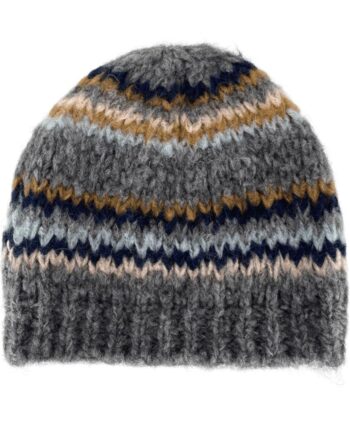 Black Colour Hat- Cayenne Grey