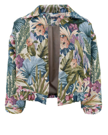 Black Colour Jakke Jungle Olive