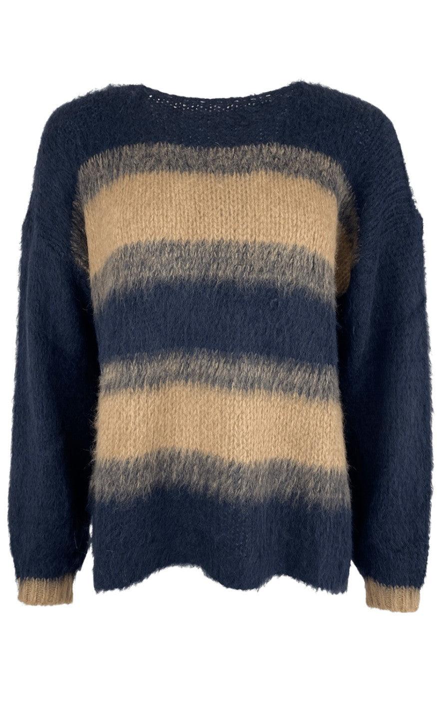 Black Colour Jumper Avery Navy Frappe