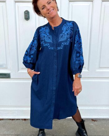 Black Colour Kjole Fiona Denim