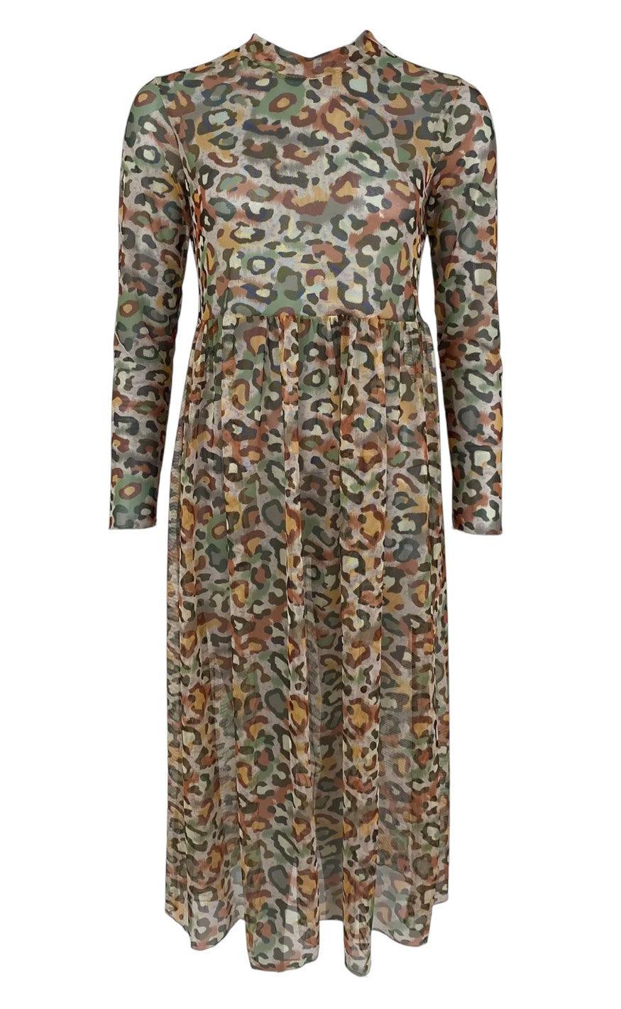 Black Colour Kjole Goldie Tulle Army Jungle