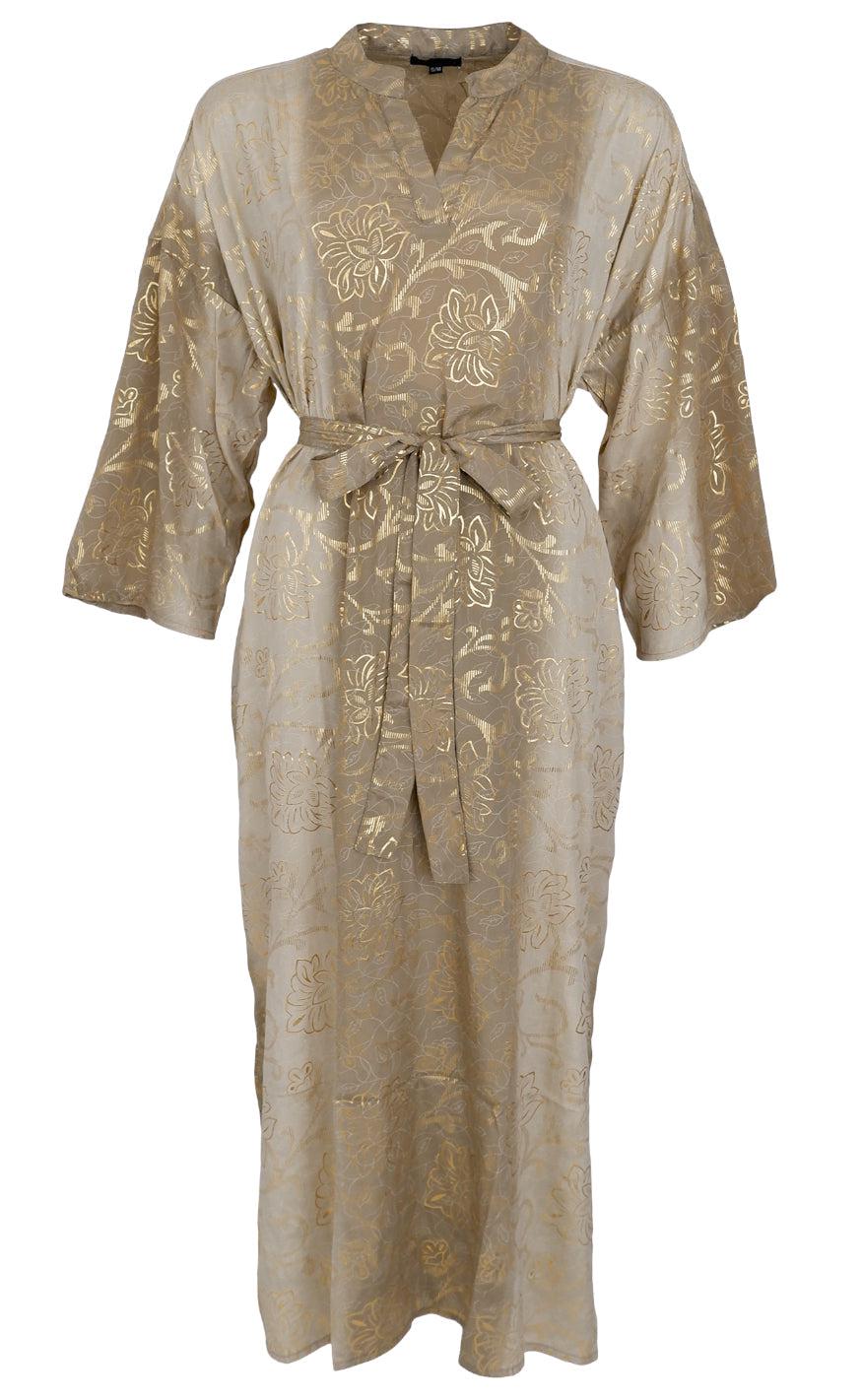 Black Colour Kjole Luna Dakota Kaftan Golden Poetic