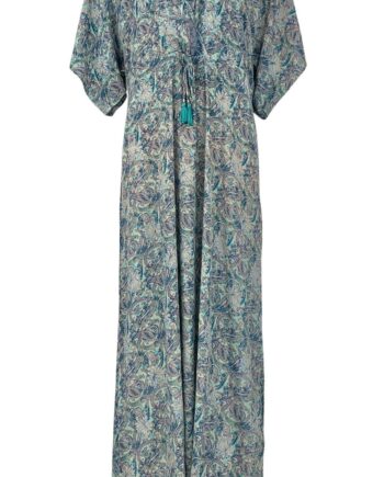 Black Colour Kjole Luna Long  -neck Pastel Mint