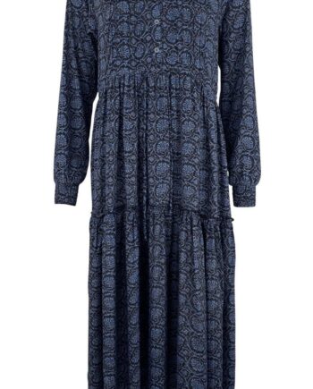 Black Colour Kjole Luna Rose Boho Midnight Bloom