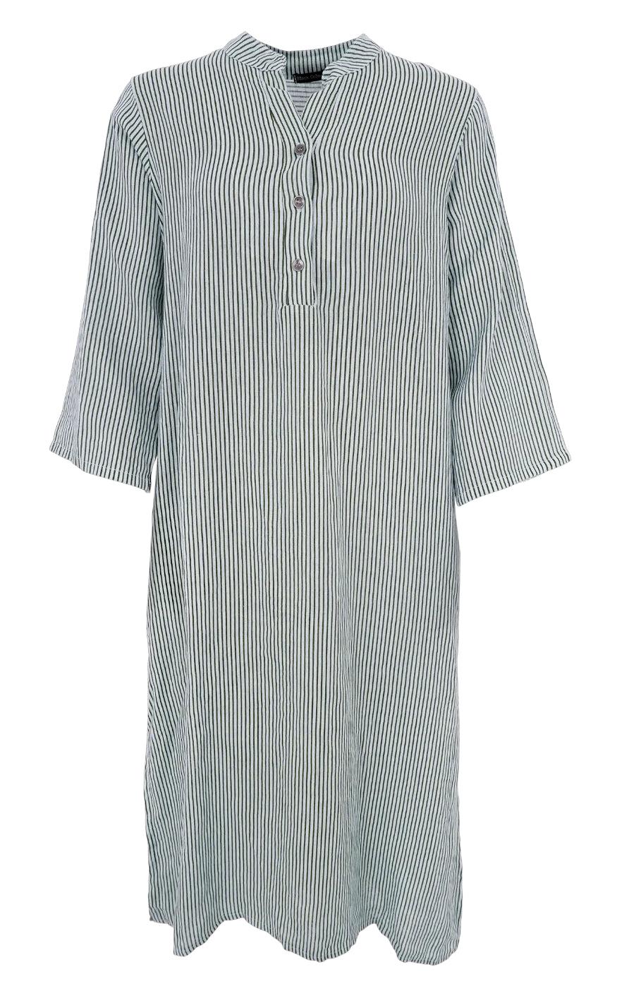 Black Colour Kjole Melina Safari Green