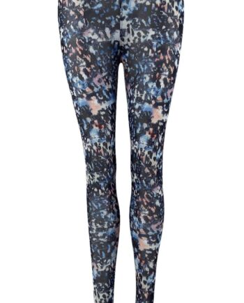Black Colour Leggings Florence Mesh Black Blue