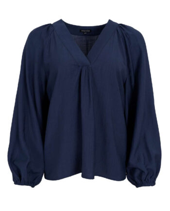 Black Colour Luisa Raglan Navy