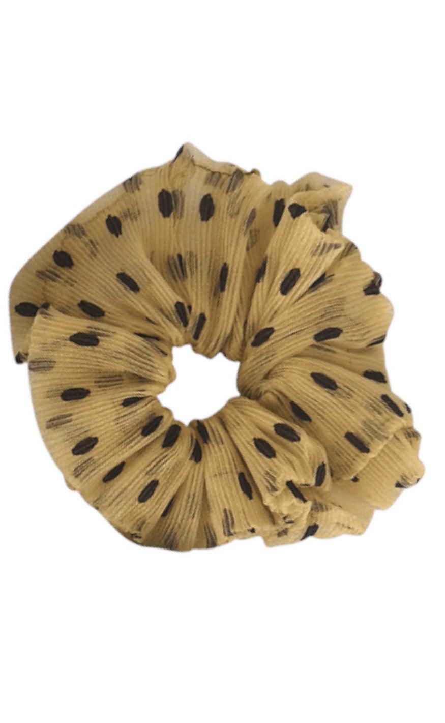 Black Colour Scrunchie Andrea Yellow