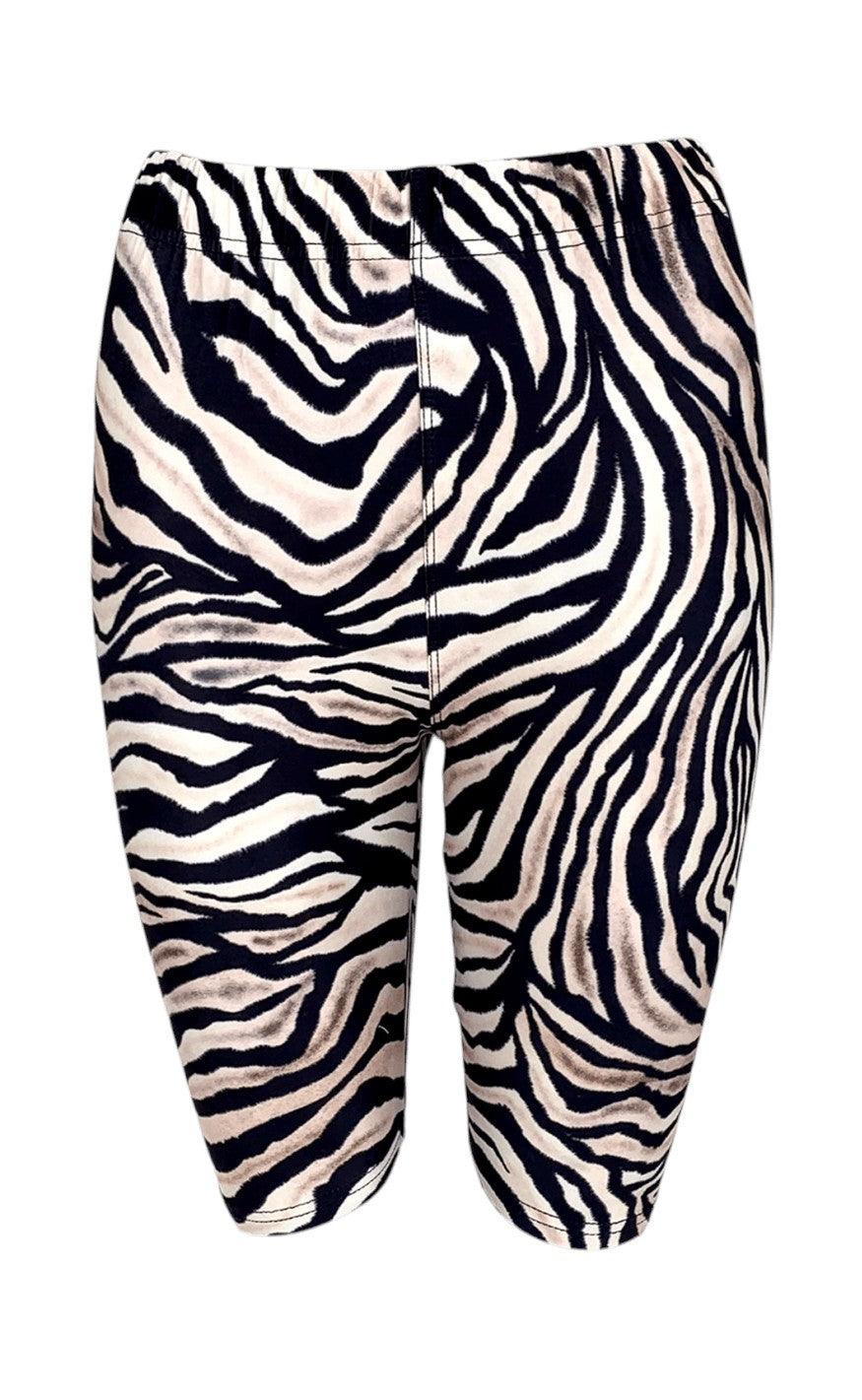 Black Colour Shorts Zoil Zebra Tight Zebra