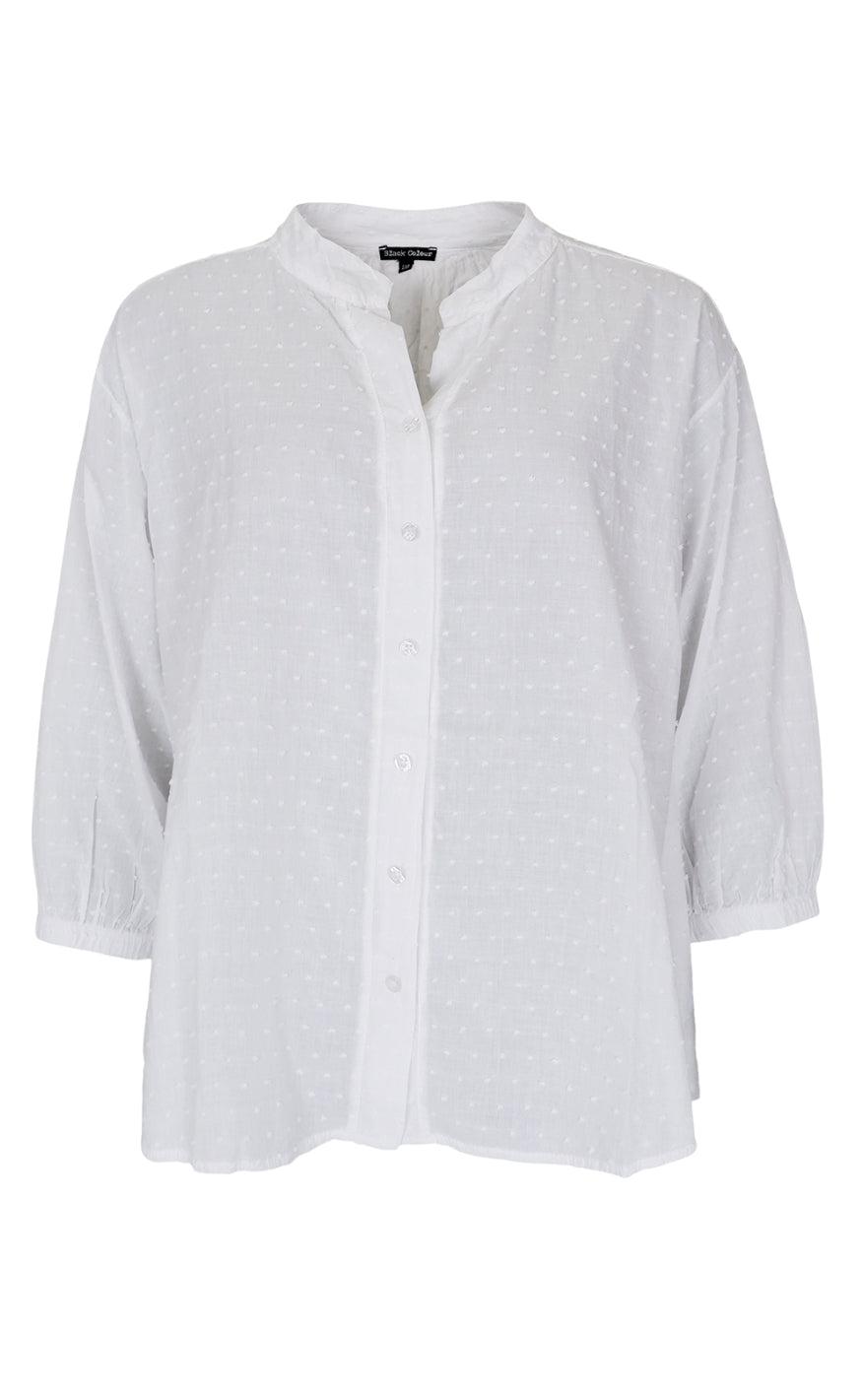 Black Colour Skjorte Dottie White
