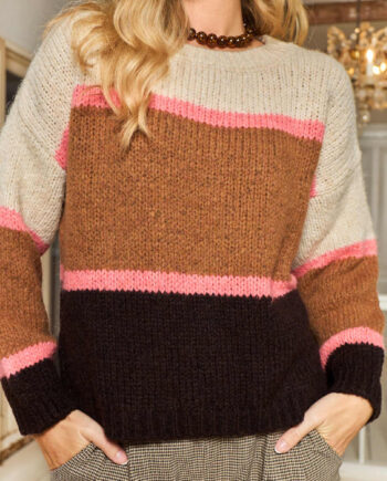 Black Colour Strik Hildur Camel