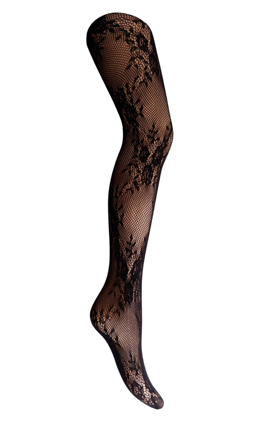 Black Colour Strømpebukser Safira Lace Black