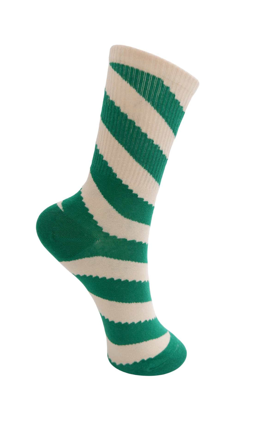 Black Colour Strømper Huxi Green