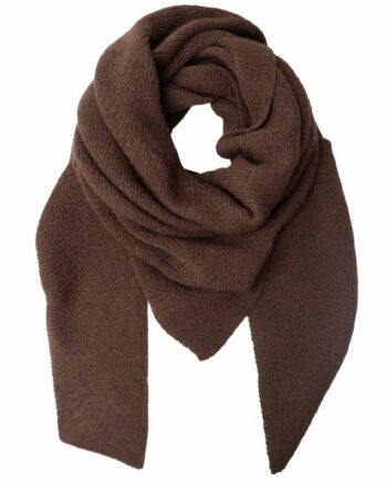 Black Colour Tørklæde Bex Solid Mocca