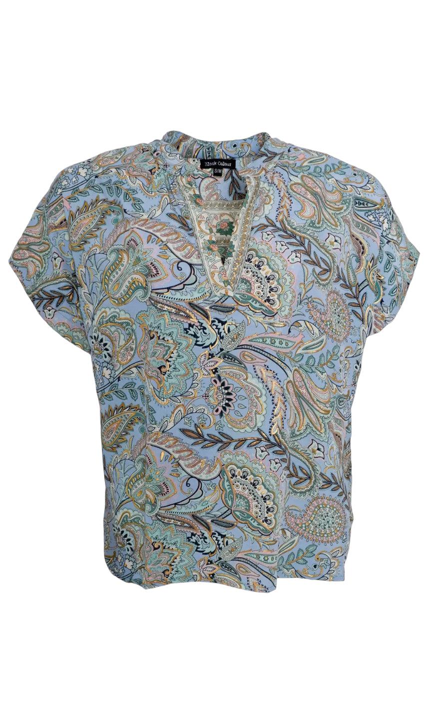 Black Colour Top Luna Andrea Blue Garden