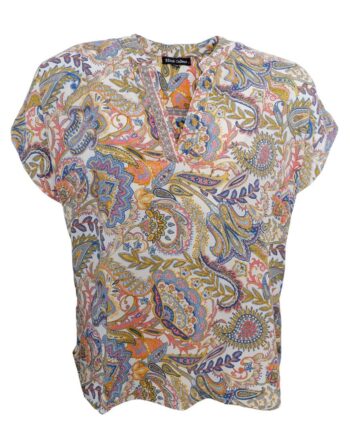 Black Colour Top Luna Andrea Summer Garden
