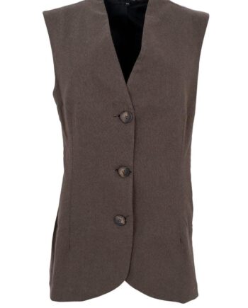 Black Colour Vest Avenue Taupe