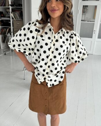 Continue Bluse Alicia Black Dot