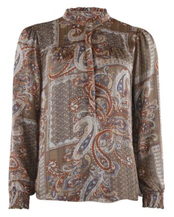 Continue Bluse Asta Burned Paisley