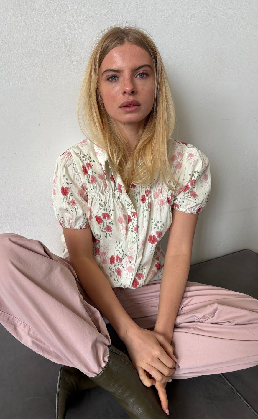 Continue Bluse Elinor Flower Print