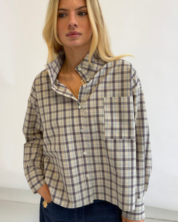 Continue Bluse Jessie Blue Check