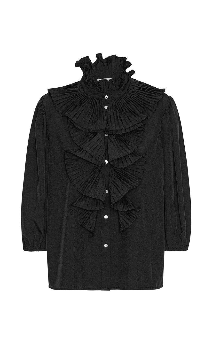 Continue Bluse Pernille Sleeve Black