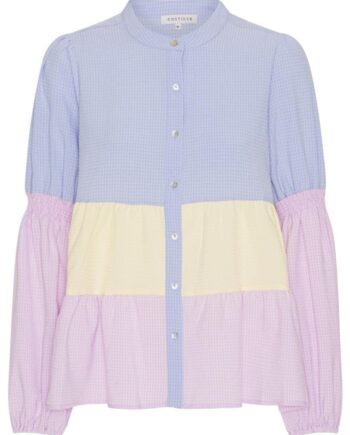 Continue Bluse Sanna Blue Yellow Purple