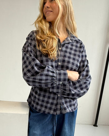 Continue Skjorte Coco Blue Check