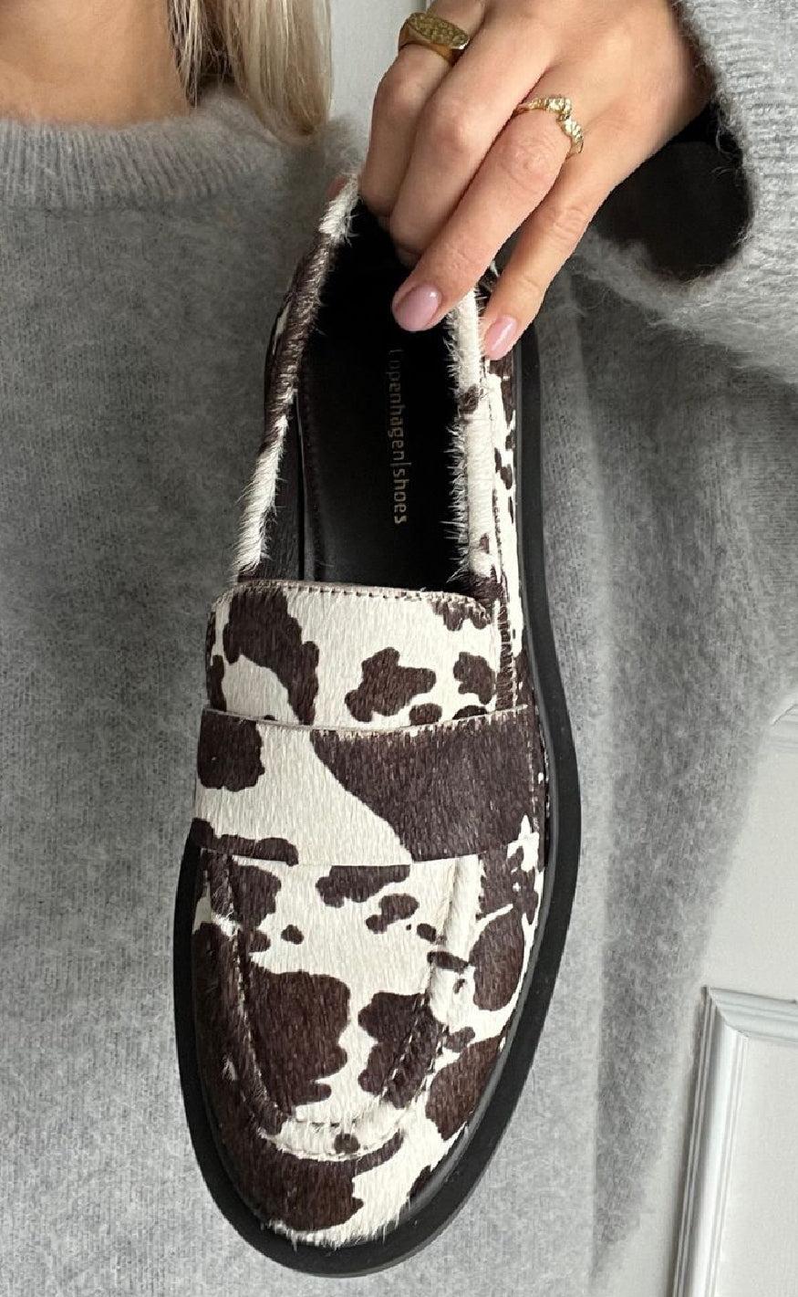 Copenhagen Shoes Loafers Celina White Brown