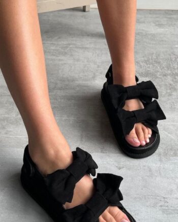 Copenhagen Shoes Sandal Come To Me Suede Black