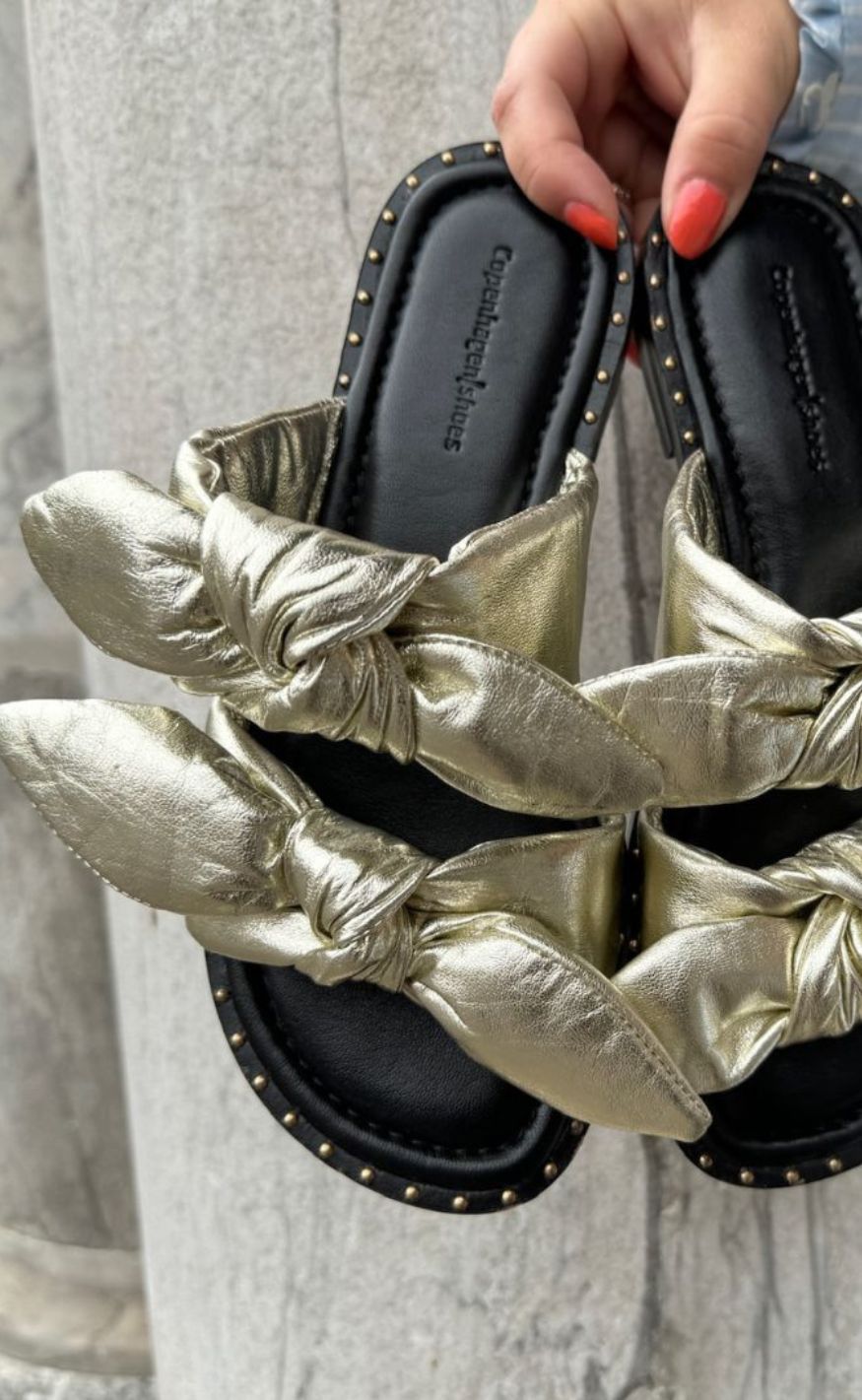 Copenhagen Shoes Sandaler Feel It Gold