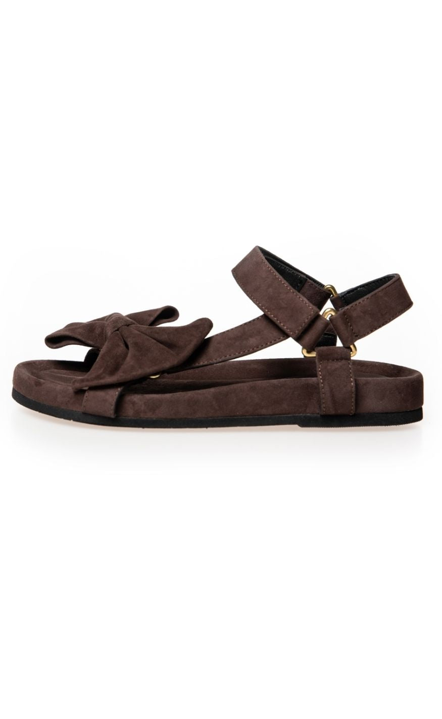 Copenhagen Shoes Sandaler Sky And Diamonds 24 Suede Dark Brown