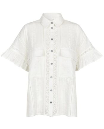 Cras Bluse Barbera White