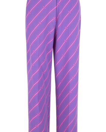 Cras Bukser Aby Mono Stripe Purple