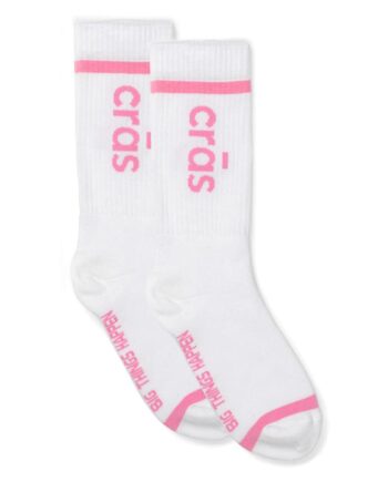 Cras Strømper Logo White